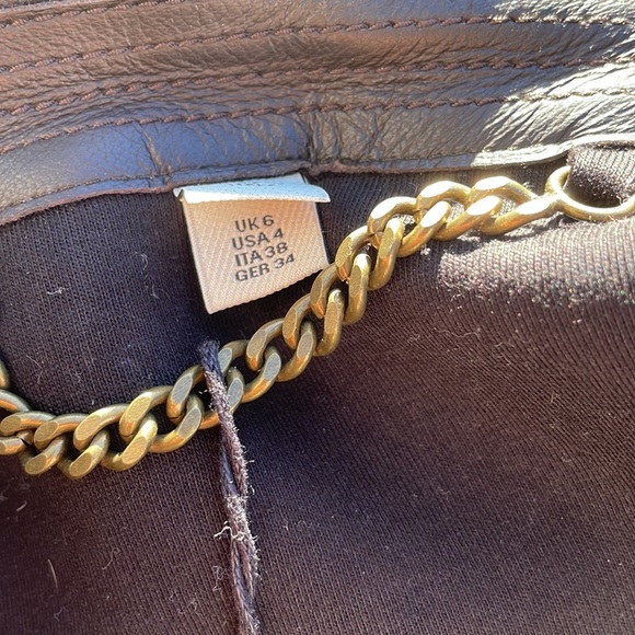 Burberry Leather Peplum Jacket - Picture 8 of 11